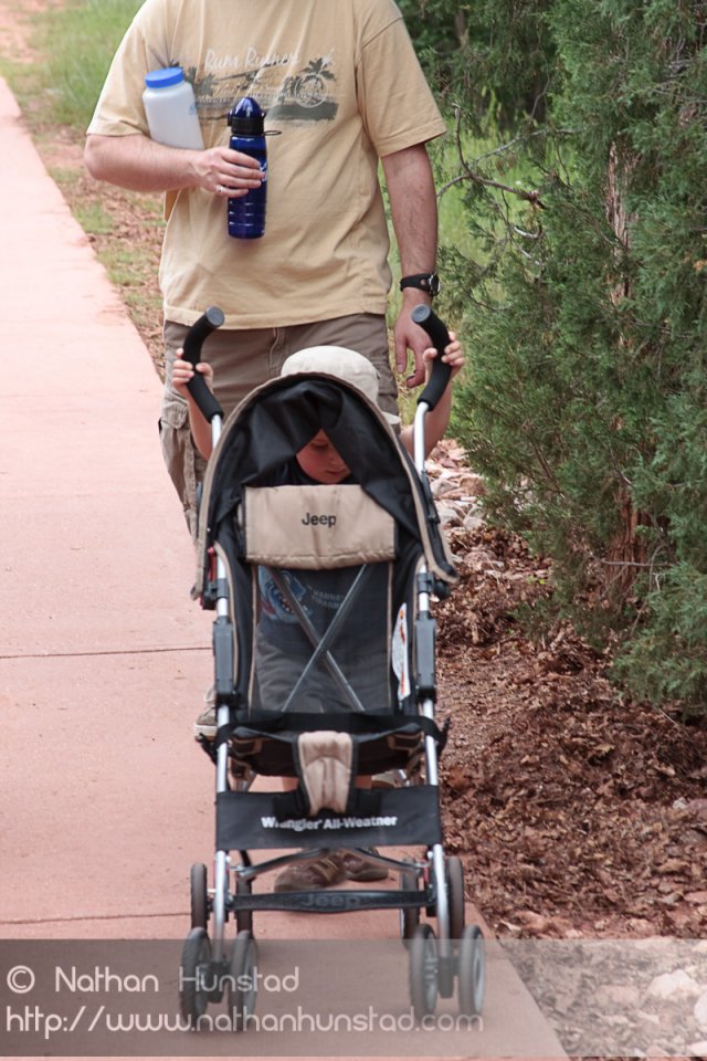 Chris and Michael Weber in Garden of the Gods Park in Colorado Springs, CO